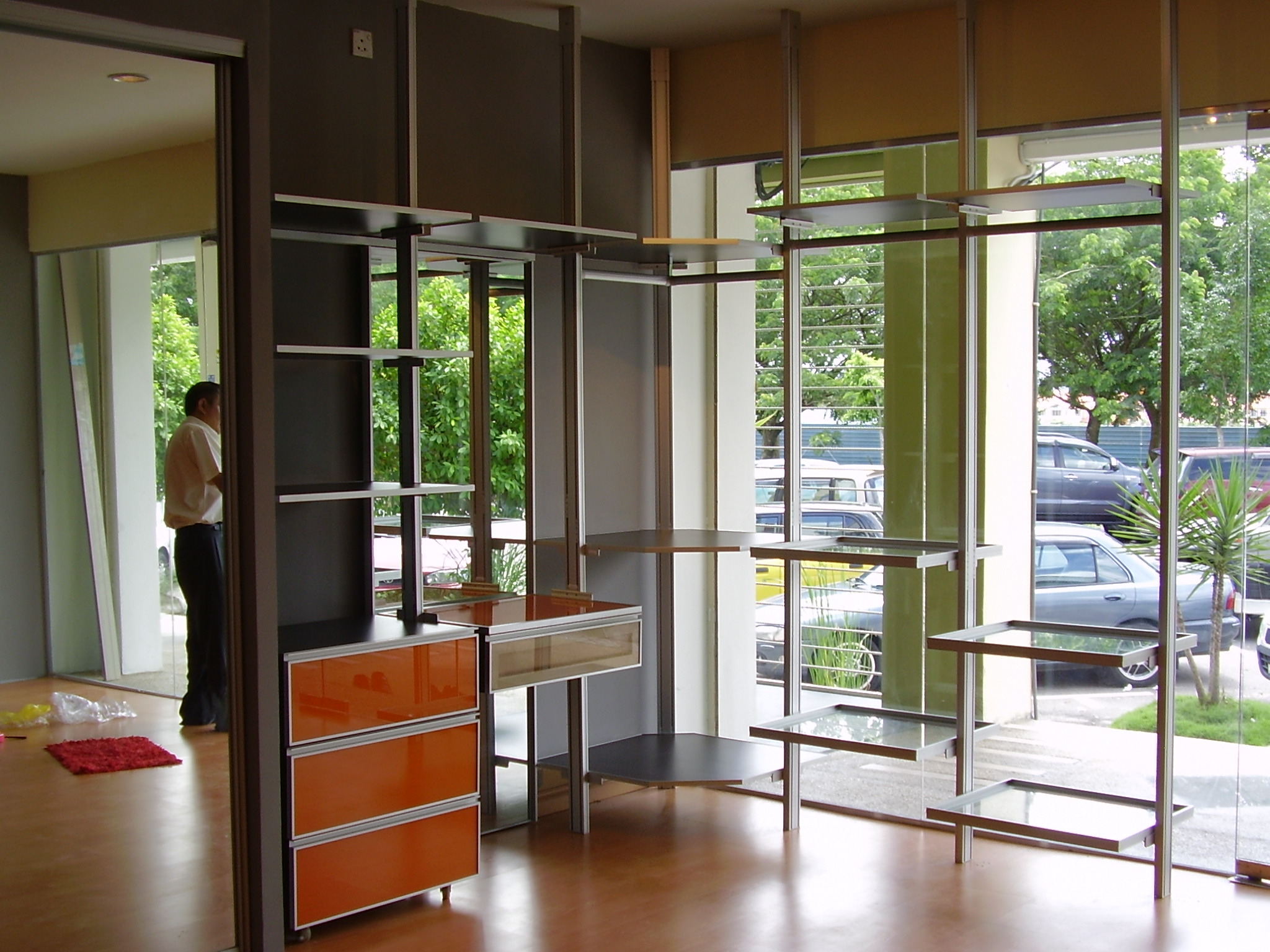 aluminium wardrobe system