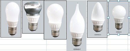 LED ceramic lamp