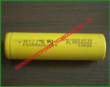 a123 18650 1100mah lifepo4 battery