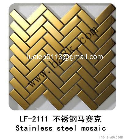 Colored Decorative Stainless Steel Sheets(Mosaic)
