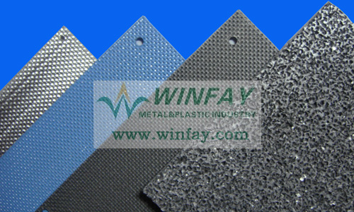 aluminium foam, aluminous fiber sound-absorbing board, energy absorber