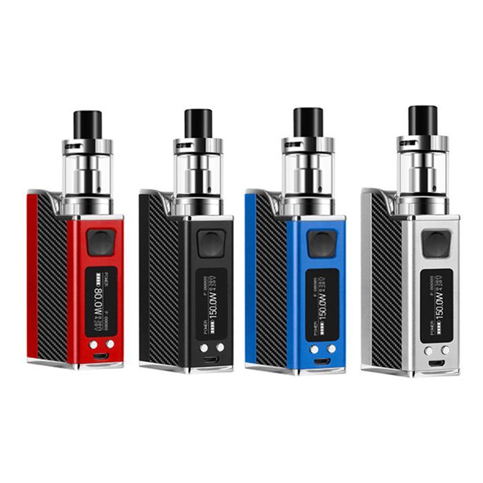 150w liquid electronic cigarette led vaporizer 2ml 1500mah 150w e-cigarettes vape pen box mod kit hookah vape