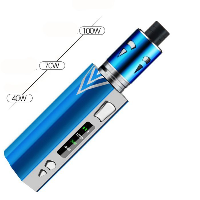 100W Vape Electronic Cigarette Kit 2200mah Evaporator For Liquid Box Mod Smoke Vaper Vape Pen Huge Vaporizer E-cigarette