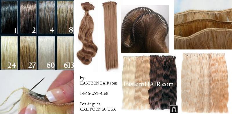 Human Hair Weft Extensions - Human Hair 24inc