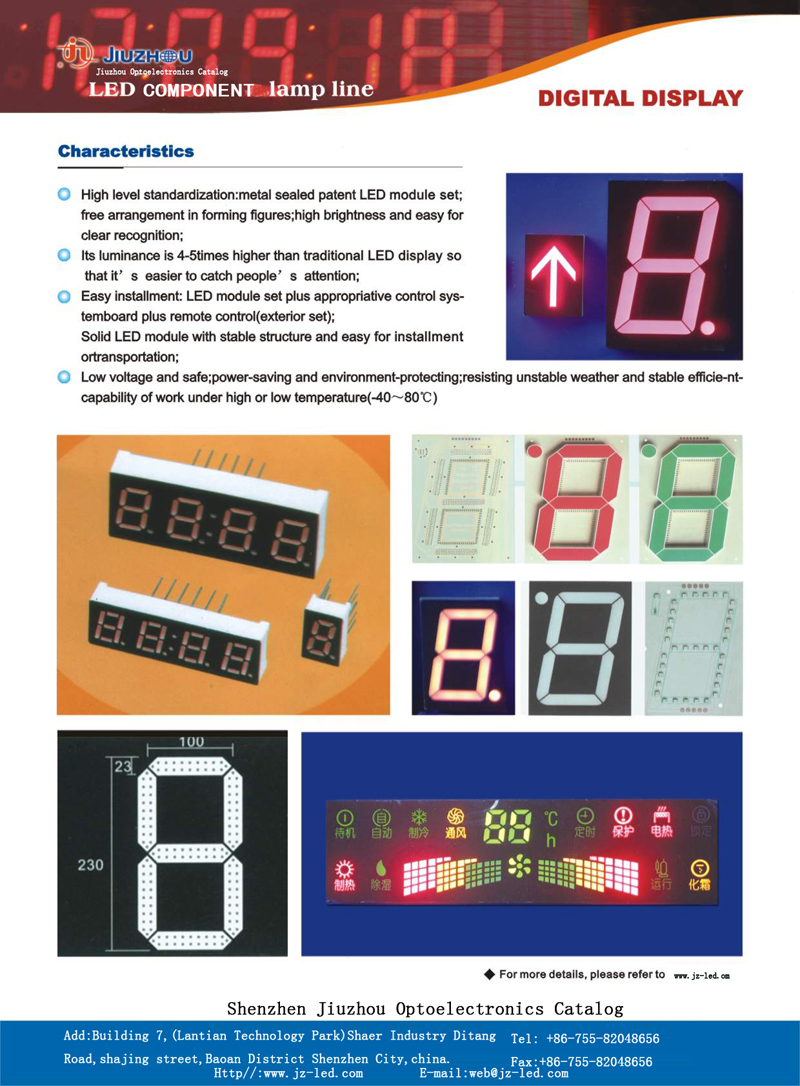 LED digital display