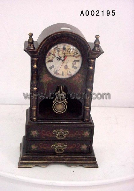 antique wooden clock
