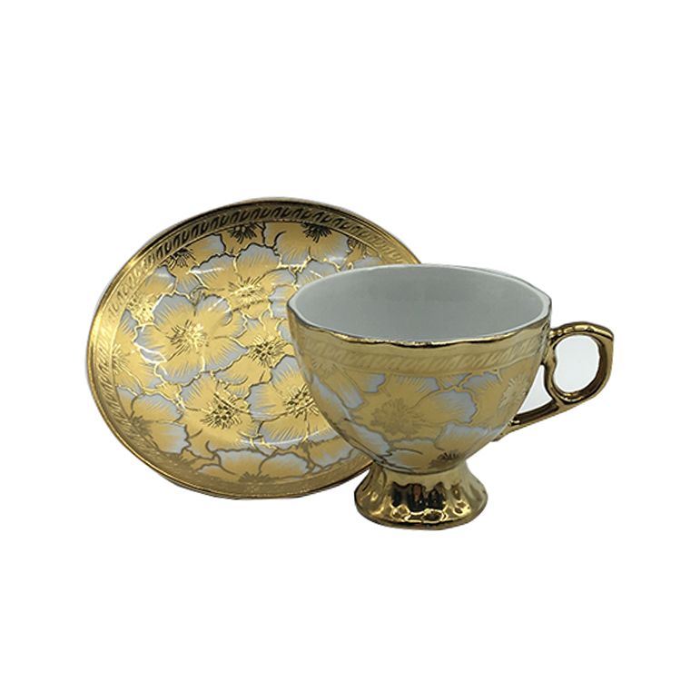 Eletrocplating golden 76pcs porcelain bone china dinner set royal pakistan ceramic sets