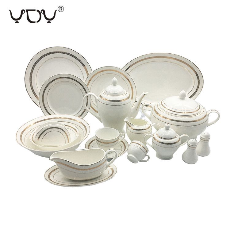 Bone china dinner set new  bone china round shape 61pcs for 8persons