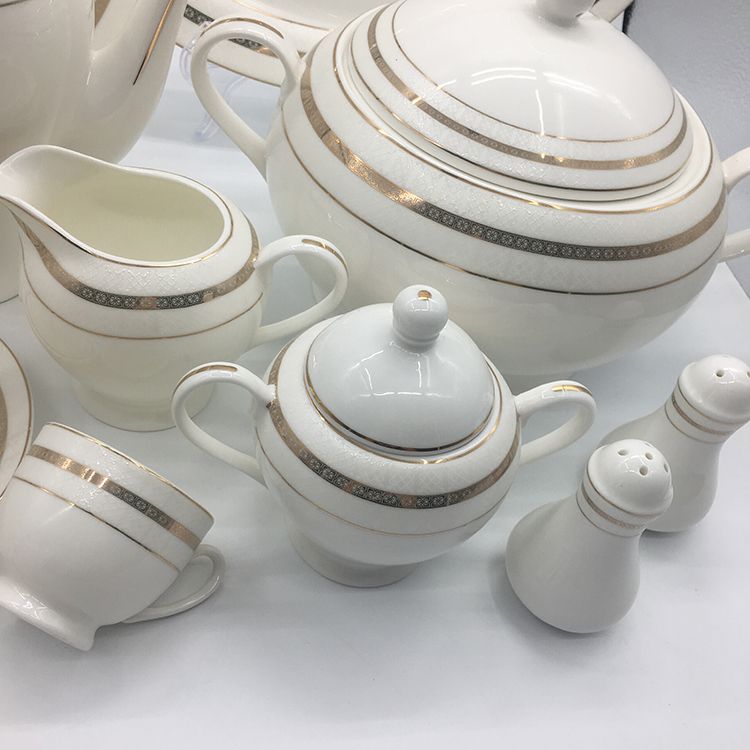 Bone china dinner set new  bone china round shape 61pcs for 8persons