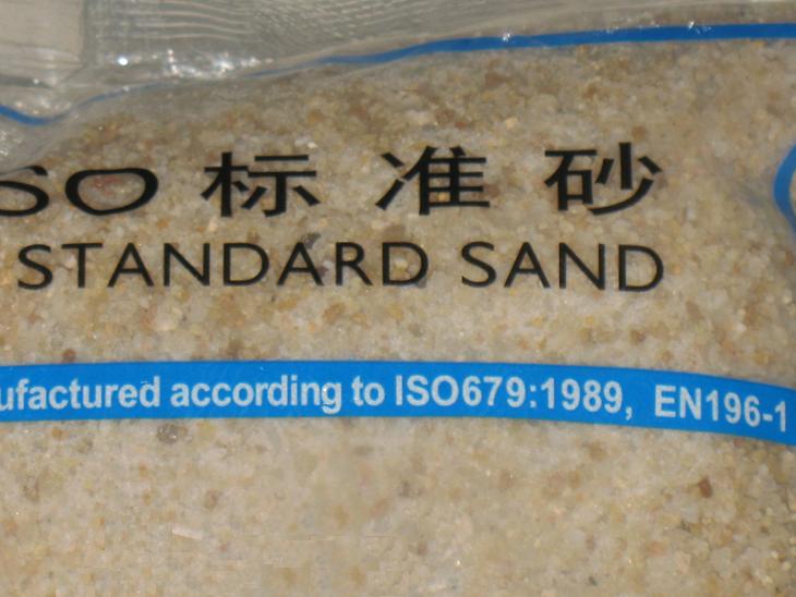 Standard Sand On ISO679 & EN196-1