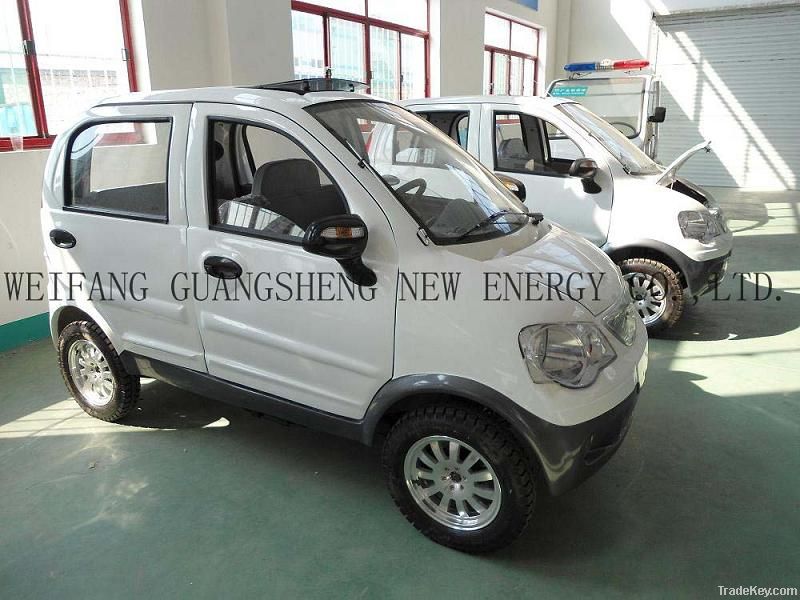 3 seats electric car