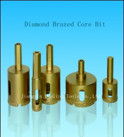 Diamond Brazed Core Bit