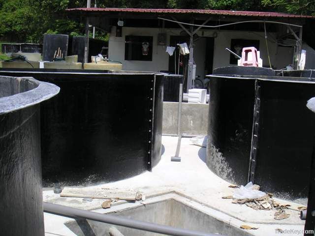 fibreglass fish tank, aqualculture tank, artemia tank, hatchery tank