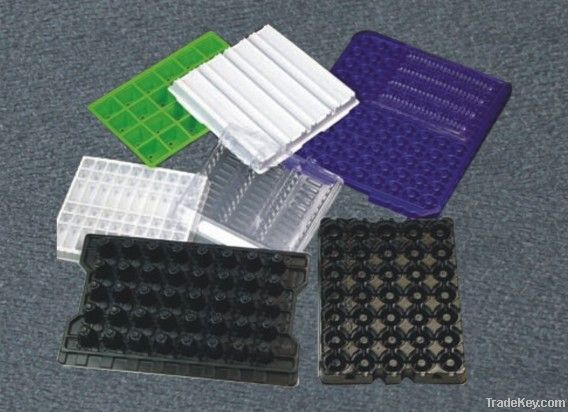 Plastic blster tray