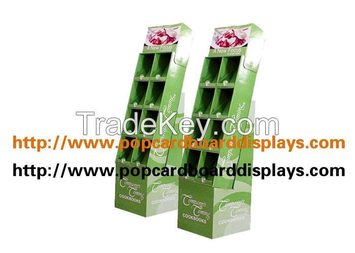 Accessories Promotional Cardboard Display Stands For Clothes