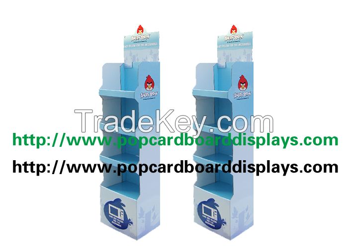 Accessories Promotional Cardboard Display Stands For Clothes