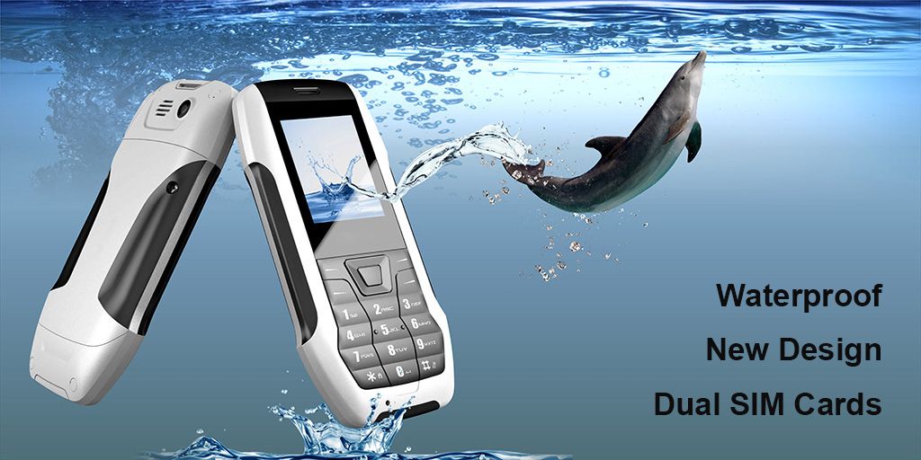 waterproof mobile phone dual SIM cards