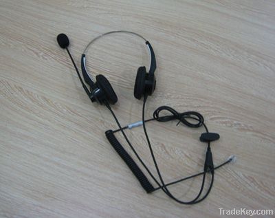 Professional call center headset/telephone headset direct with RJ11