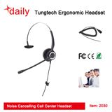 Call Center Noise Cancelling Telephone Headset RJ11