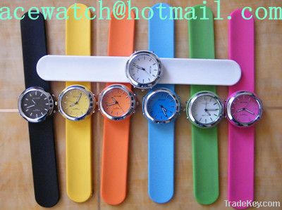 silicone watch silica gel wristwatches slap band watch