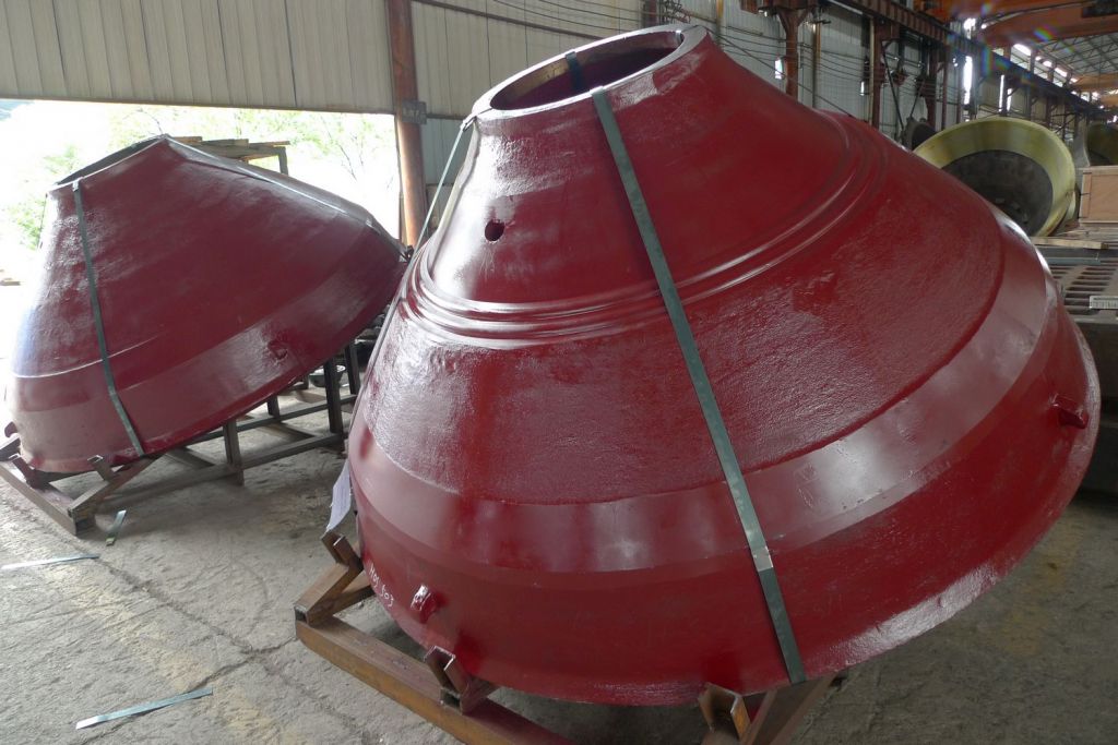 Crusher parts mantle and bowl liner for jaw crusher