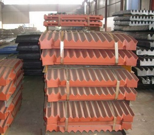 Crusher part jaw plate for jaw crusher