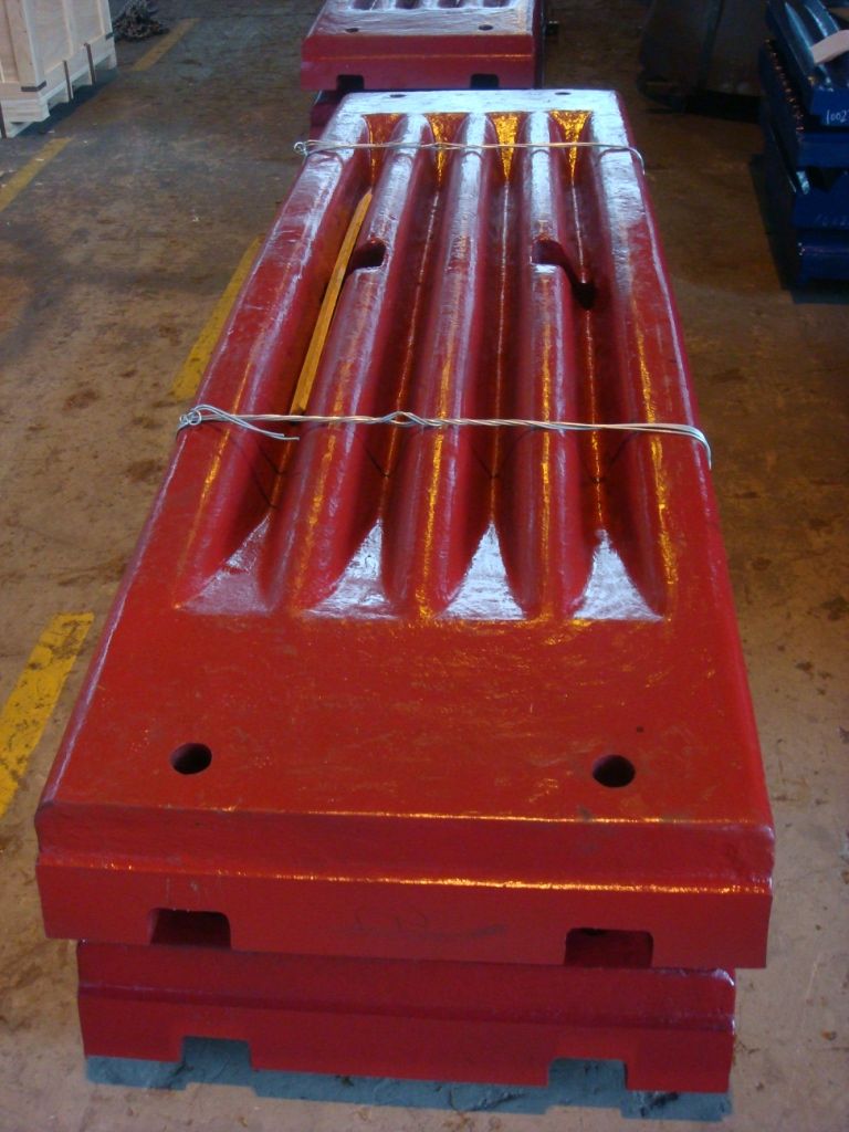 Crusher part jaw plate for jaw crusher