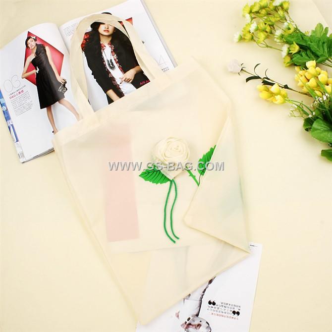Polyester folding bag(rose)