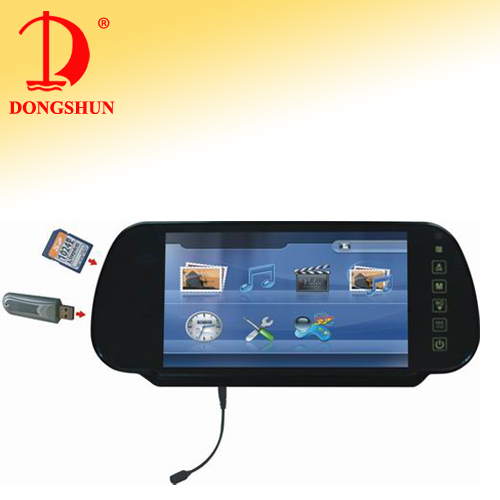 7 inch Rearview monitor with bluetooth/USB/SD/MP4