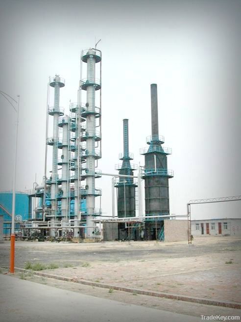 Oil refinery for crude oil
