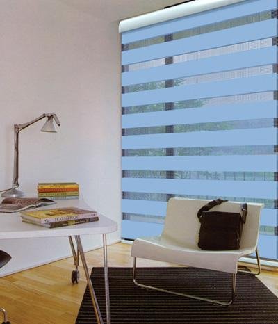 horizontal sheer elegance window  blind&fabric