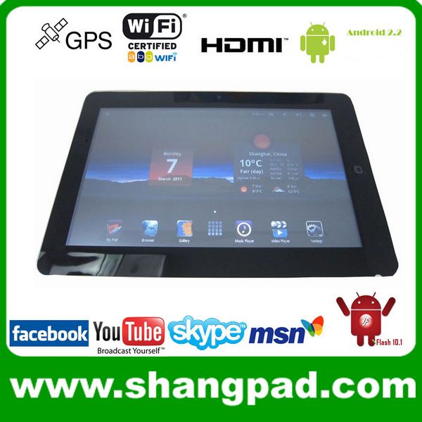 10.2" Flytouch3 google market andorid2.2 hdmi tablet pc epad android