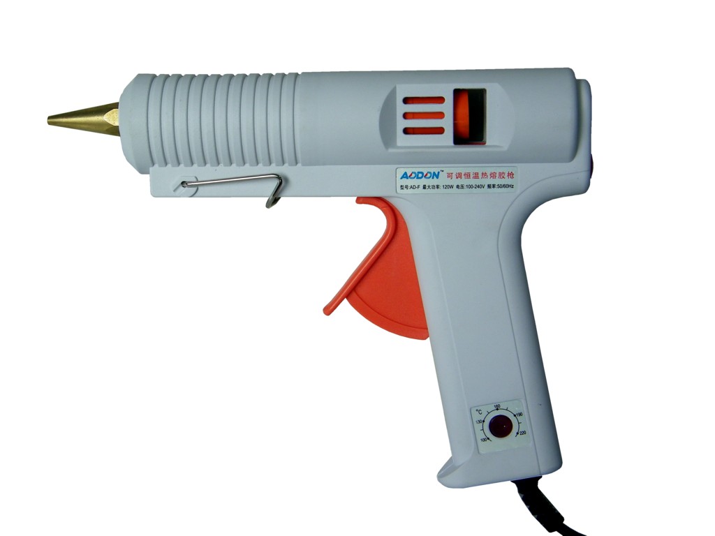 temperature adjustable hot melt glue gun 100W