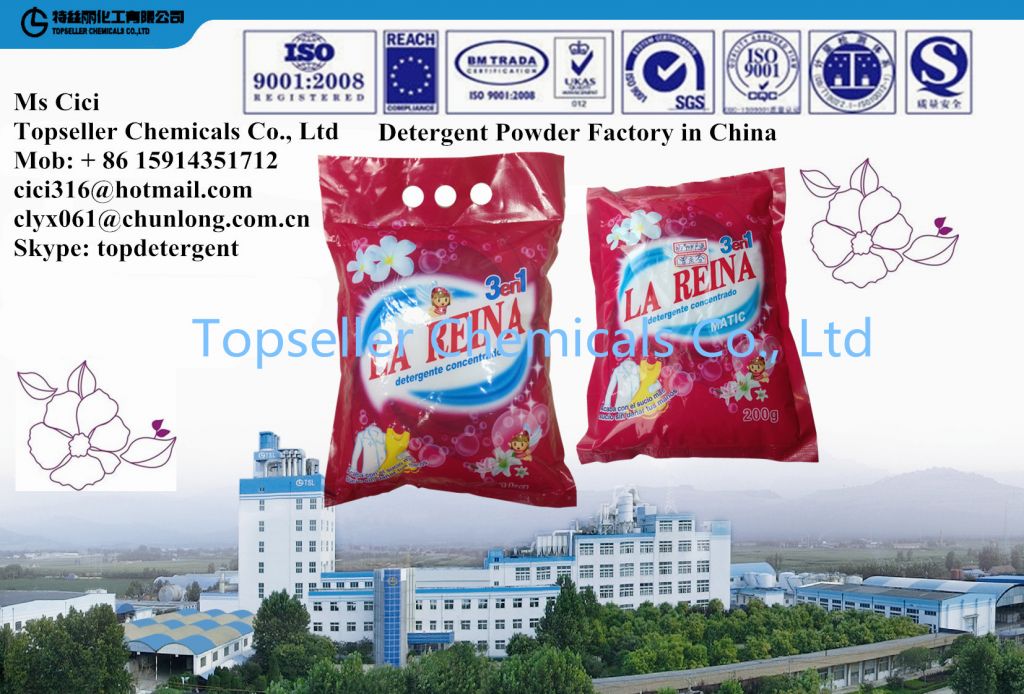 JAMAICA  south america  200g 500g 1kg  blue detergent high quality  Detergent  Powder factory Soap Powder washing powder manufacturer  from China