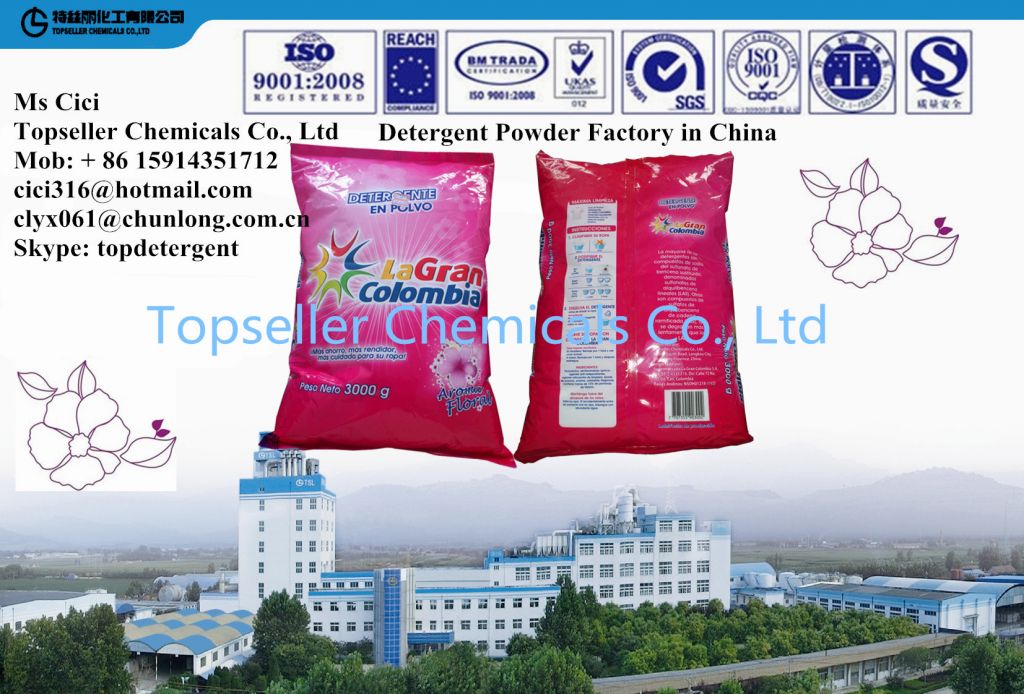 JAMAICA  south america  200g 500g 1kg  blue detergent high quality  Detergent  Powder factory Soap Powder washing powder manufacturer  from China