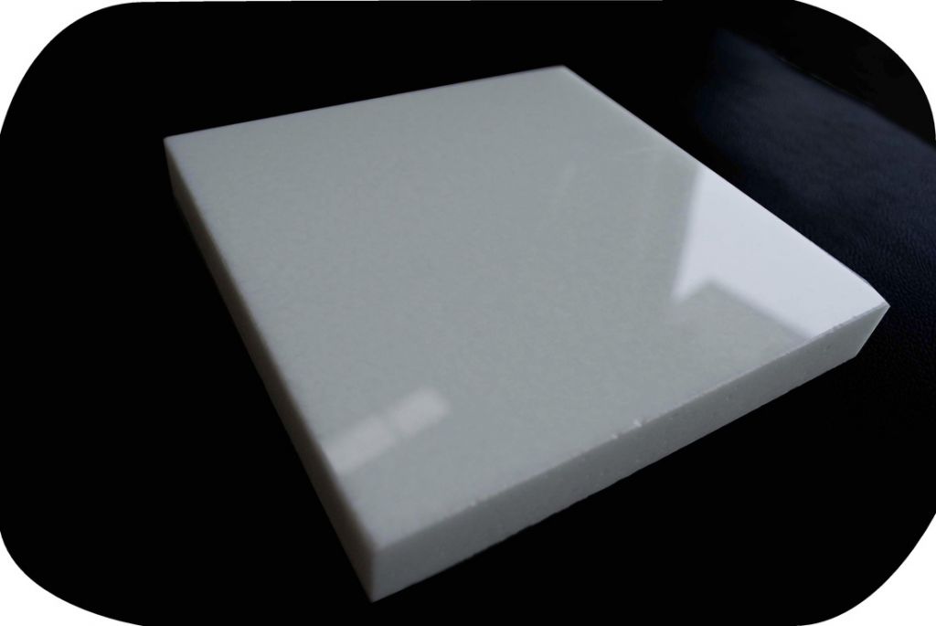 Pure White Crystallized Glass Panel