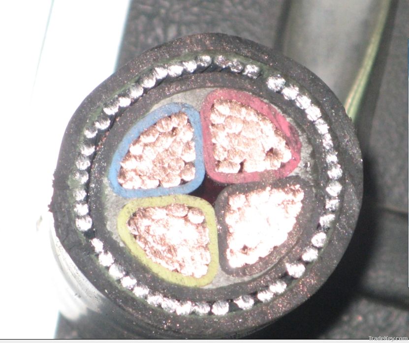 0.6/1KV PVC insulated SWA armoured electric power cable