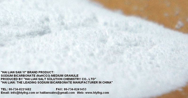 Sodium Bicarbonate food grade medium granule