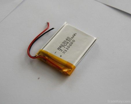 lithium polymer battery 523040 3.7v 600mah CE UL ROHS certificate