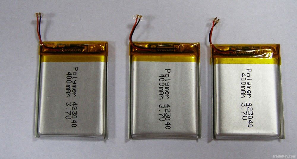 lithium polymer battery 523040 3.7v 600mah CE UL ROHS certificate