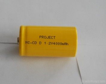 NI-CD rechargeble battery 1.2v 1300mah with CE certificate