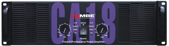 Professional power amplifier