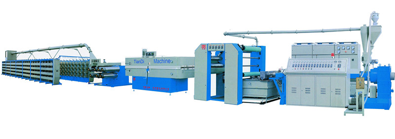 PP/HDPE Flat Yarn Making Machine/Yarn Producing Line/SJ75/800-250