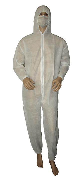 nonwoven safety coverall with hood