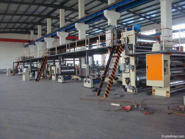 WJ-80-1800-5 corrugated board production line