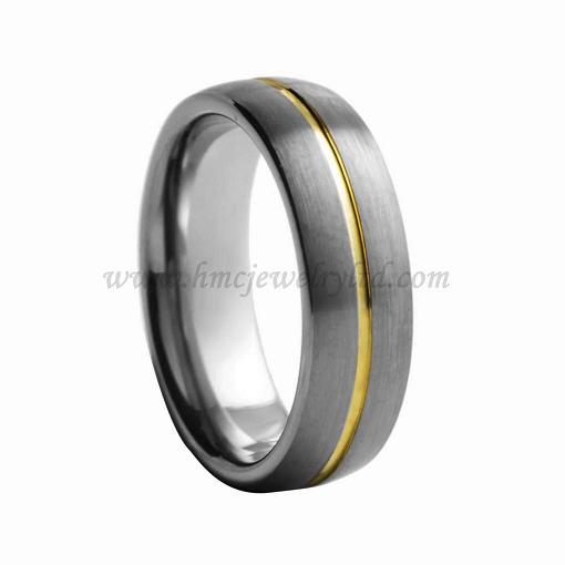 gold plated tungsten rings