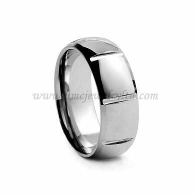 high polished tungsten rings