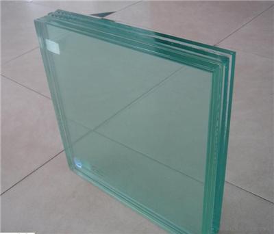 Laminated glass with stock