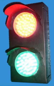 100mm led traffic light