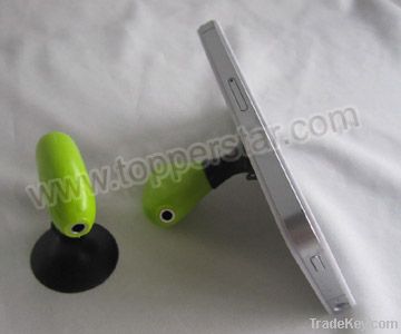 New Earphone Splitters, Suction Cup Stand 2-in-1, Made of RoHS Materia